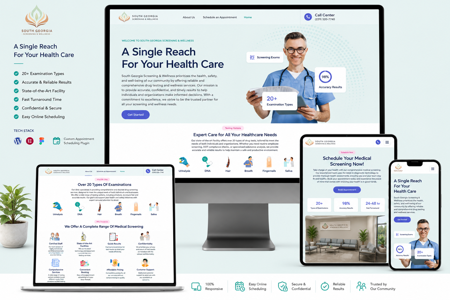 South Georgia Screening & Wellness – Healthcare Website